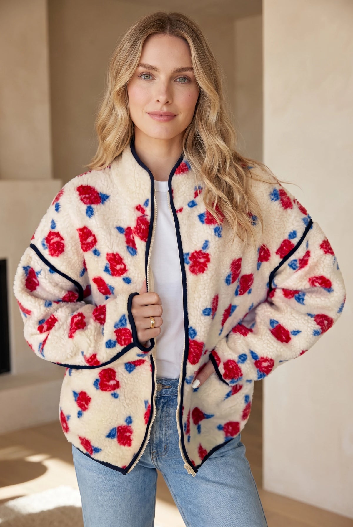 *Americana Rose Sherpa*