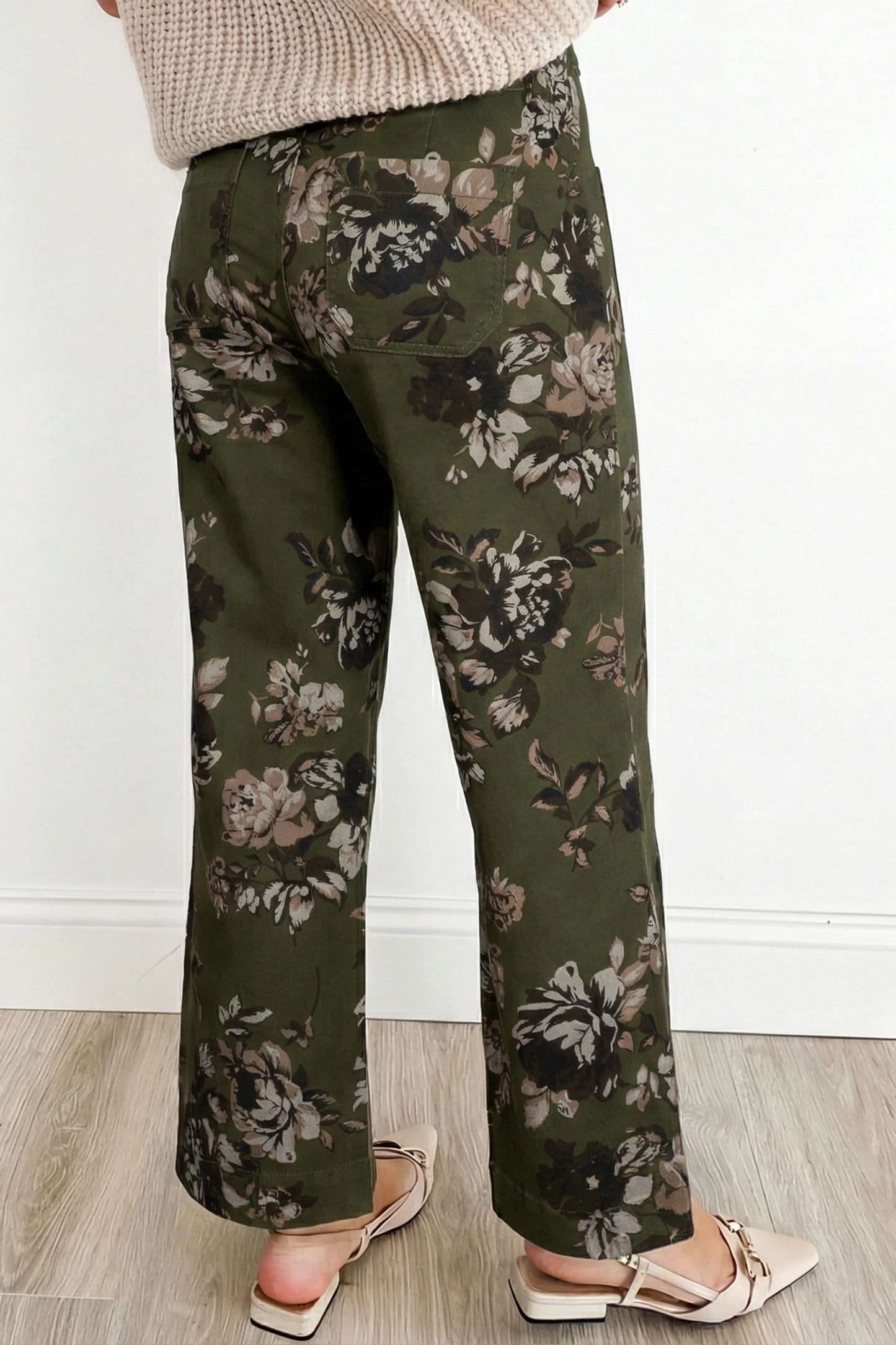 *Green Floral Pants*