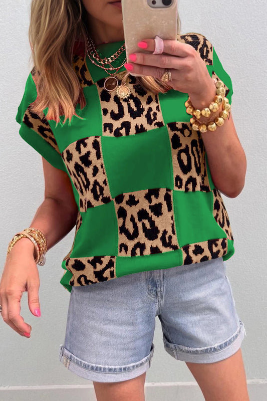 *Green Leopard Squares*