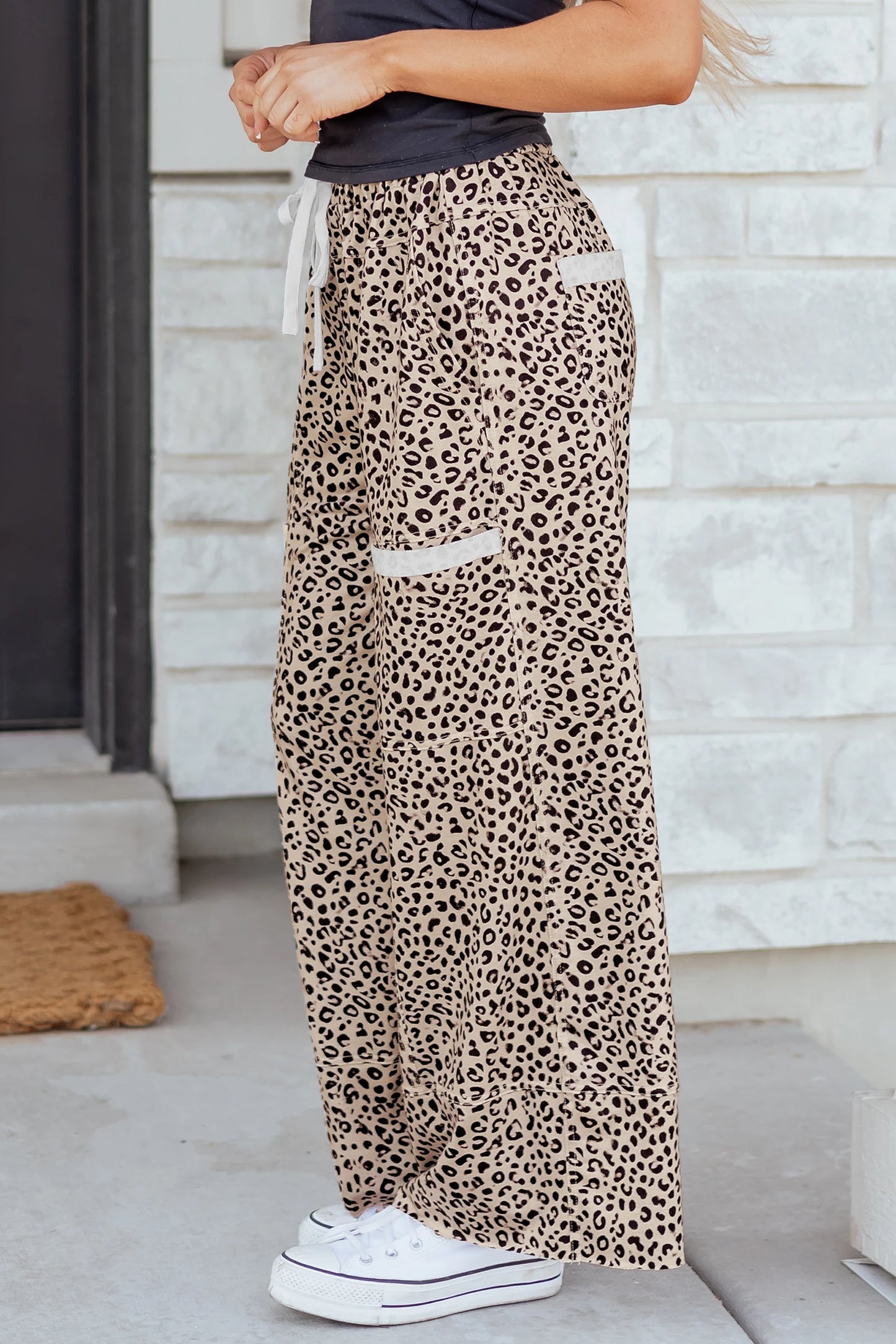 *Leopard Knit Pants*