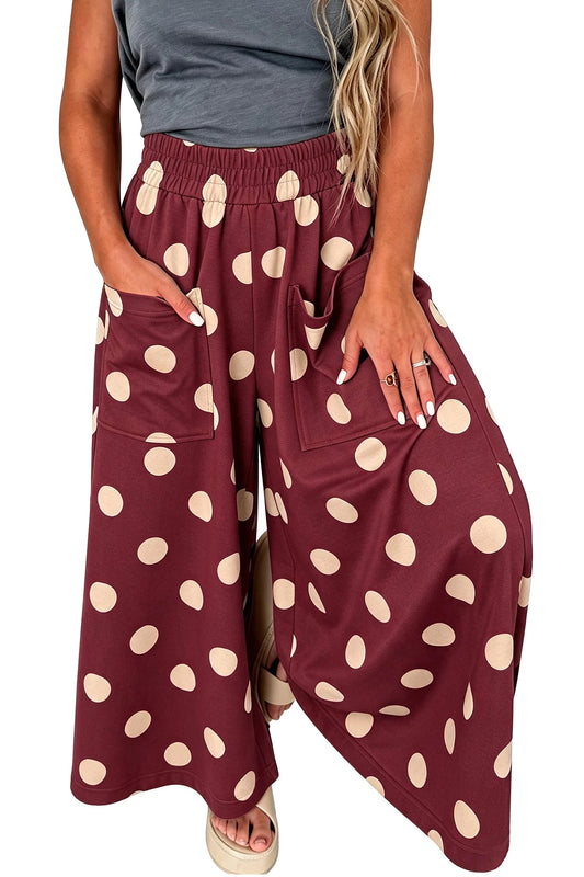 *Maroon Polka Dot Pants*