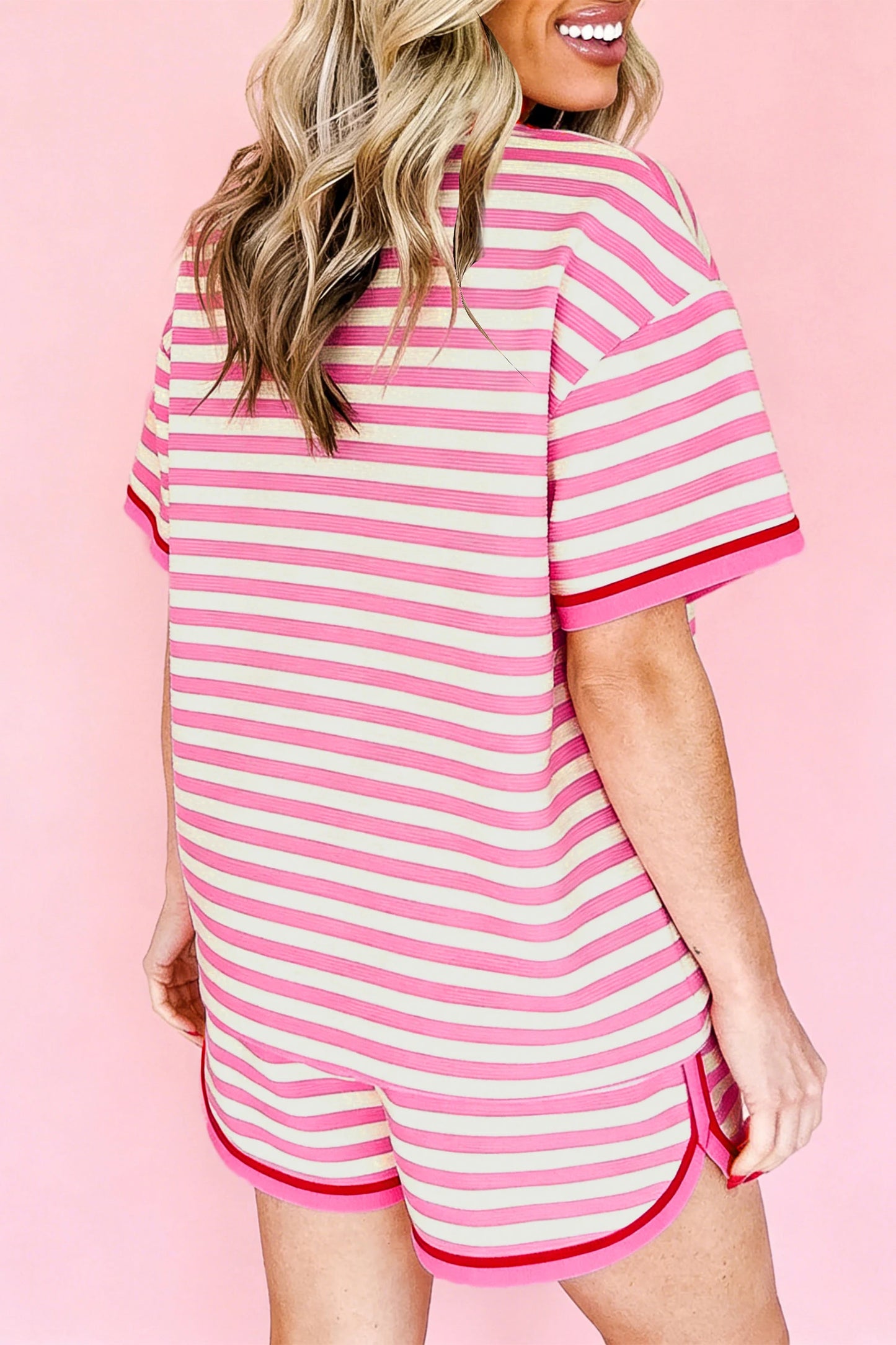 *Pink Striped Set*