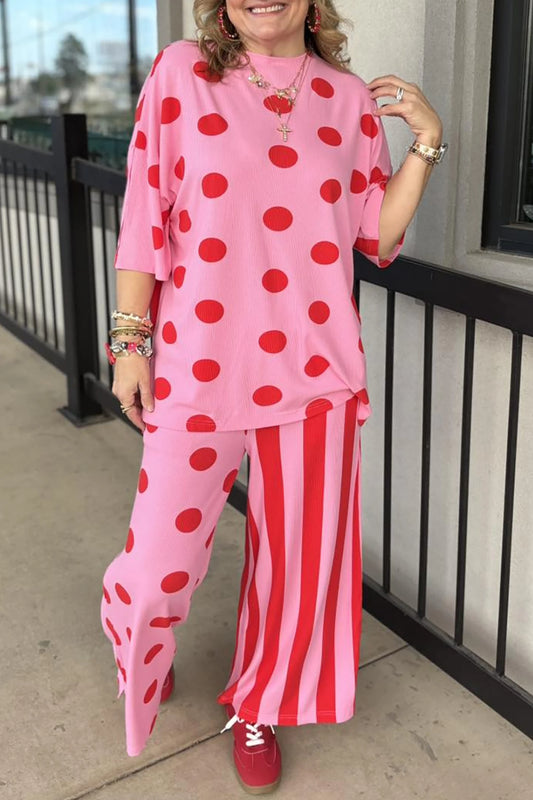 *Red & Pink Polka Dot Set*