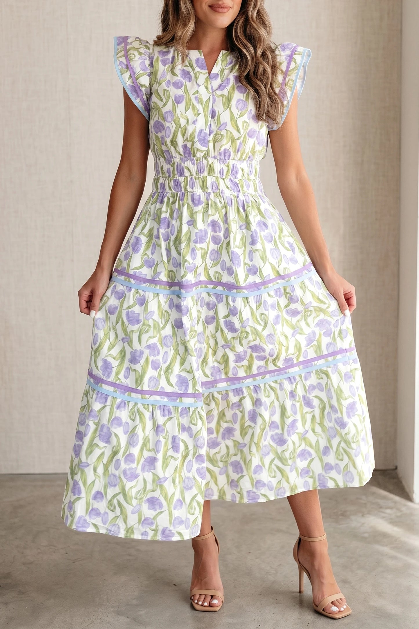 *Purple Tulip Dress*