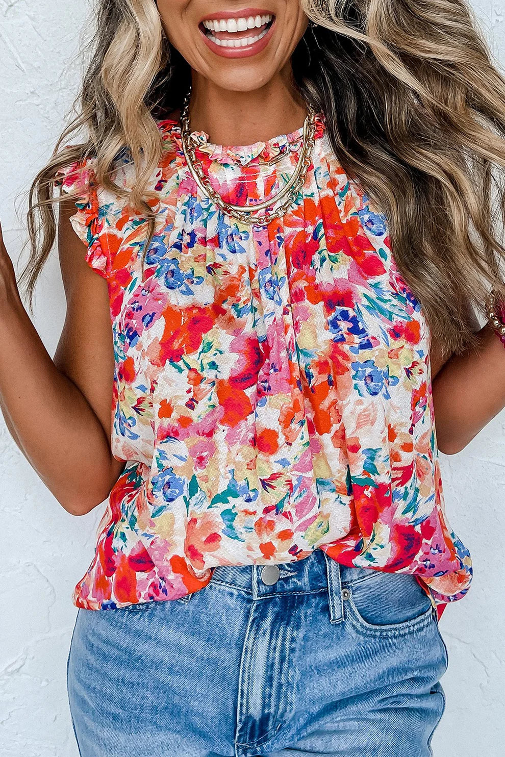 *Frills & Flowers Top*