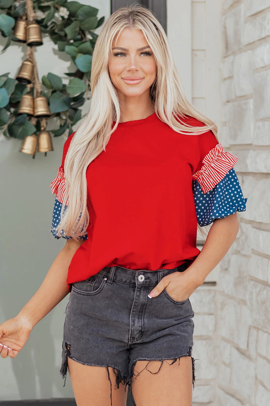 *Red White & Blue Top*