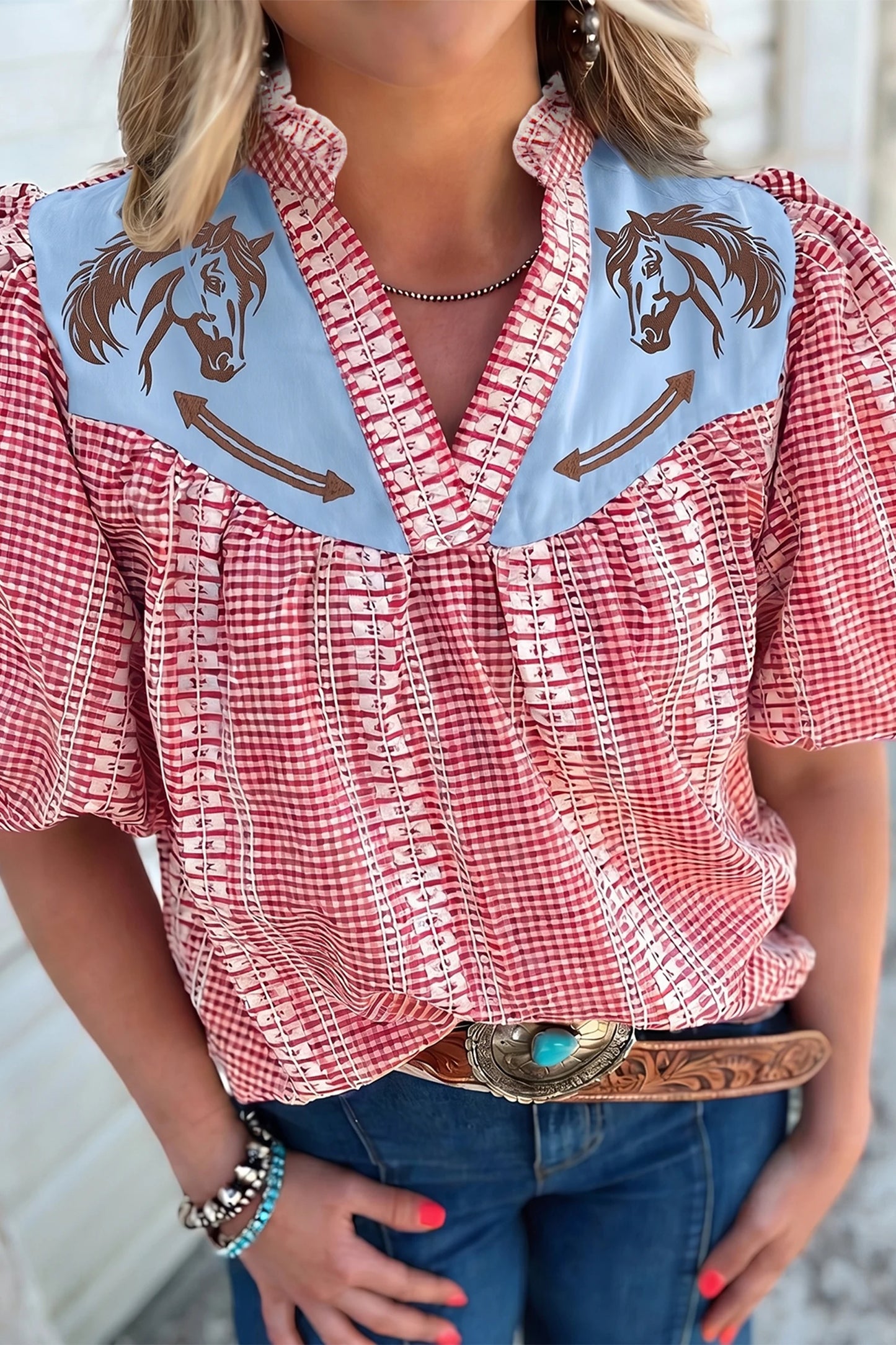 *Western Horse Top*