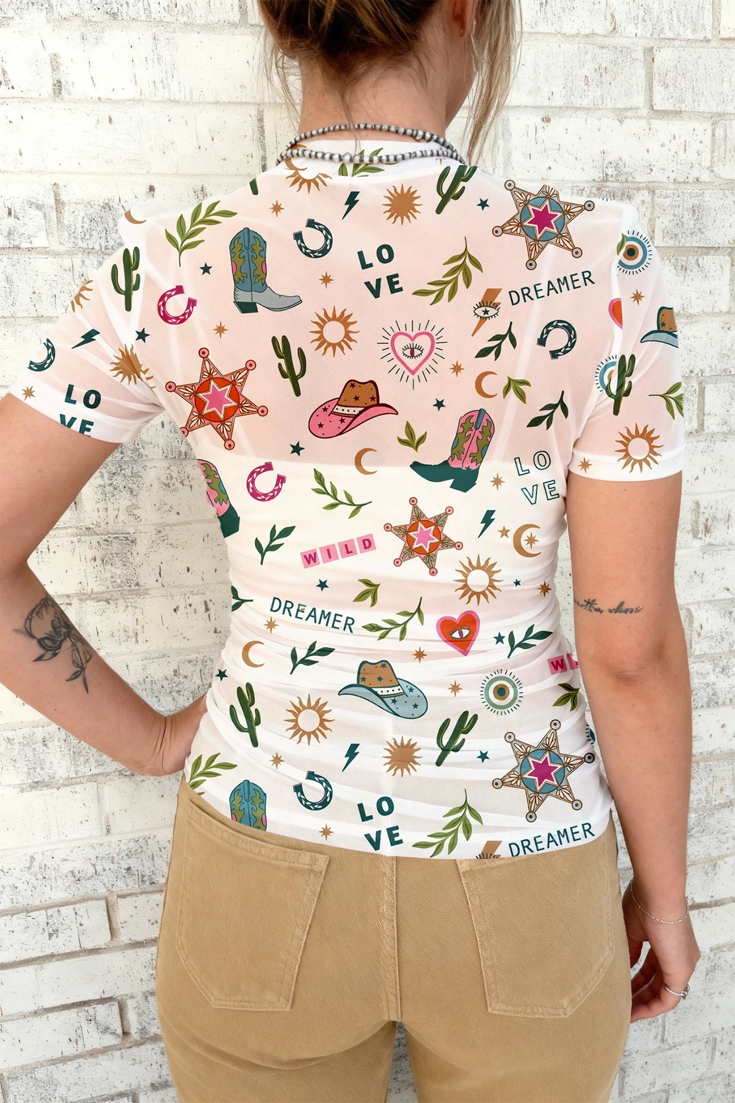 *Wild Dreamer Mesh Top*