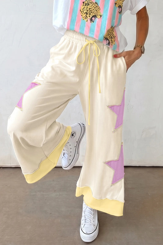 * Summer Star Patchwork Pants*